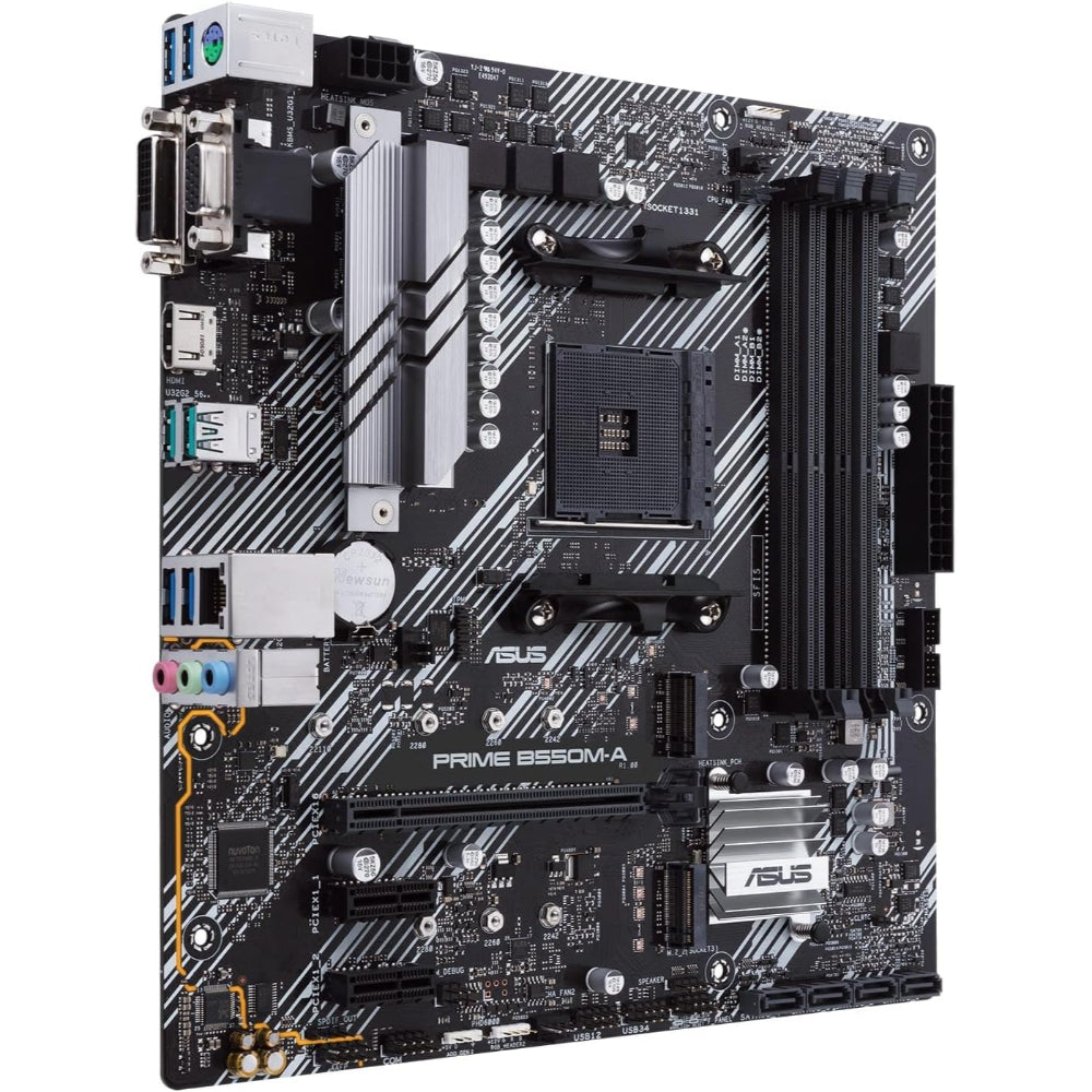 ASUS Motherboard PRIME B550M-A AM4 Micro-ATX ASUS Motherboard PRIME B550M-A AM4 Micro-ATX